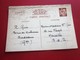 WWII-Entiers Postaux Iris Carte Postale Soumise Censure Zone Occupée/Libre Guerre 1939-45 Bordeaux-Begles 1941/Marseille - Cartes Postales Types Et TSC (avant 1995)