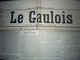 Journal LE GAULOIS 14 Septembre 1911/// 2 Pages - Autres & Non Classés