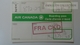 ZA212.27  AIR CANADA - CARTE D'EMBARQUEMENT BOARDING PASS  Ca 1960-70's - Cartes D'embarquement