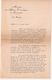 Francia, Doc MINISTRO, Paris 1957 - Decretos & Leyes