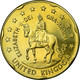 United Kingdom , Fantasy Euro Patterns, 20 Euro Cent, 2003, SPL, Laiton - Essais Privés / Non-officiels