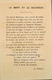 Chromos & Image > Fiches Illustrées Dorées > Animaux > La Mort Et Le Bucheron - Fable De La Fontaine - En TBE - Other & Unclassified