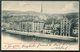 1901 Switzerland Zurich Limmatquai Mit Predigerkirche, Saint Imier Postcard. Zurich - Hotel Marseille France - Cartas & Documentos