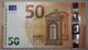 50 EURO P009D3 Netherlands DRAGHI Serie PB98 Perfect UNC - 50 Euro