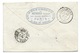 N° 60 BLEU CERES SUR LETTRE / PARIS POUR VILLEQUIERS 1874 - 1849-1876: Période Classique