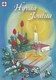 Postal Stationery - Bible - Tulips - Candle Lighting On The Table - Red Cross 2003 - Suomi Finland - Postage Paid - Postal Stationery