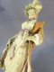 Delcampe - * STATUE FEMME ELEGANTE EN BISCUIT POLYCHROME + Porcelaine Sculpture - Autres & Non Classés