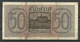 Germany WWII Occupation 1940-1945 Bank Note 50 Reichsmark, Seria B, Used - 2° Guerra Mondiale