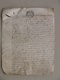 CACHET GENERALITE DE BRETAGNE  Sur PARCHEMIN ( Peau ) DE 4 PAGES  1782 Cadelac Saint Brieuc - Cachets Généralité