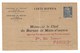 France, Entier Postal, Carte Postale De Service, Carte De Bureau De La Main D'oeuvre, Embauchage Masculin - K3 A, 1950 - - Autres & Non Classés