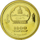 Monnaie, Mongolie, Colisée, 1000 Tugrik, 2008, Proof, FDC, Or - Mongolei