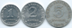 Indonesia - 1970 - 1, 2 & 5 Rupiah (KMs 20-22) - Indonésie