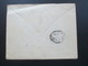 Belgien 1896 GA Umschlag Mit 5 Zusatzfrankaturen Staatswappen Mit Verbindungsleiste Nach Leoben Steiermark - Letter Covers