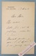 L.A.S Circa 1920 Général Louis Ernest De MAUD'HUY Député De Moselle Né à Metz Lettre Autographe Politique LAS - Autres & Non Classés