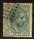 España Edifil 196 (º) 50 Céntimos Verde  Alfonso XII   1878   NL1467 - Usados