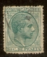 España Edifil 196 (º) 50 Céntimos Verde  Alfonso XII   1878   NL1467 - Usados