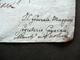 Due Autografi Generale Bianchi D'Adda Marchese Paolucci Lettera Milano 1814 - Altri & Non Classificati