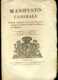 Regno Di Sardegna Decreto 1819 Pagine 4 Diritto Sortita Manzi E Bovini - Decreti & Leggi