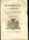 Regno Di Sardegna Decreto 1819 Pagine 4 Diritto Sortita Manzi E Bovini - Decreti & Leggi