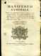 Regno Di Sardegna Decreto 1818 Pagine 4 Tasse Sul Vino - Decreti & Leggi