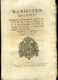 Regno Di Sardegna Decreto 1818 Pagine 8 Convenzione Duchessa Di Massa Arresto Disertori - Décrets & Lois