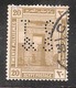 Perfin Perforé Firmenlochung Egypt YT50 TC & S Thomas Cook And Son - 1915-1921 British Protectorate