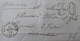 DF40266/228 - ✉️ De LA TOUR DU PIN (Isère) Du 22 SEPTEMBRE 1864 à VOIRON (Isère) - TAXE De 30c - 1849-1876: Période Classique