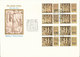 Vatican FDC 9-12-1977 Art Sculpture Reliefs Complete Set Of 6 In Block Of 4 On 3 Covers With Cachet - FDC