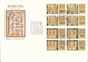 Vatican FDC 9-12-1977 Art Sculpture Reliefs Complete Set Of 6 In Block Of 4 On 3 Covers With Cachet - FDC