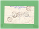 1957 NIGERIA REGISTERED AIR MAIL COUVERT WITH 3 STAMPS TO SWISS - Nigeria (1961-...)