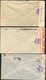 WW2 South Africa X3 (different) Censor Label Covers - Australia - Covers & Documents