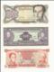 3 Banknotes - All UNC - Kilowaar - Bankbiljetten