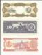 3 Banknotes - All UNC - Kilowaar - Bankbiljetten