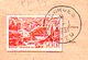 500 F MARSEILLE PA 27 SUR CARTE ABONNEMENT AUX TIMBRES OBLI 1951 RIANS CHER Cachet Bureaux De Distribution Au Type B6 - 1921-1960: Modern Period