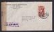 Mexico: Airmail Cover To USA, 1944, 1 Stamp, Censored, Censor Tape, Air Label, World War 2, WW2 (minor Discolouring) - Mexico