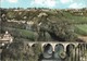 CPSM. GIROUSSENS. VUE GENERALE AERIENNE. PONT SUR L'AGOUT. - Otros & Sin Clasificación