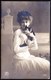 SUPERBE CARTE PHOTO JOLIE FILLE Avec CHAT  - Circulée 1911 - Portraits