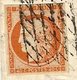 1852 Lettre De Paris Affr. N°5  ( 4 Marges ) Oblit Grille Sans Fin Vers La Gauche De Paris Cad  3 è - 15  Pour La Suisse - 1849-1876: Période Classique