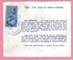 Fr.30 Timbre Fiscal 2.00f / Carte D'admission Casino D' EVIAN 15.8.1970 Baccara Roulette (avec Un Pli Central ) - Altri & Non Classificati