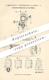 Original Patent - F. Bernhardt , Fischendorf / Leisnig , 1888 , Hydraulische Muldenpresse | Presse , Hydraulik , Mulde - Historische Dokumente