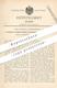 Original Patent - Carl Schade , Brandenburg / Havel , 1894 , Kleidung Maßnehmen | Schneider , Schneidern , Mode , Knopf - Historische Dokumente