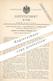 Original Patent - John William Hall , Handsworth , Birmingham , Warwick , England , 1894 , Fahrrad - Luftreifen | Reifen - Historische Dokumente