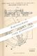 Original Patent - Ernest Dering Evans , Bedminster , Bristol , England , 1895 , Glätten & Zurichten Von Leder | Gerber ! - Historische Dokumente