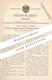 Original Patent - Henri Vallée , Le Mans , Frankreich  1894 , Fahrrad - Druckluft - Bremse | Motor , Zweirad , Fahrräder - Historische Dokumente
