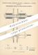 Original Patent - Charles Eugen Lancelot Brown , Oerlikon , Zürich , Schweiz | Elektromagnetischer Regulator Für Motor - Historische Dokumente