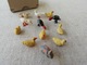 Lot De Petits Animaux Anciens En Terre Cuite, Canards, Oie, Pigeon Miniatures, Jouets De La Ferme - Populaire Kunst