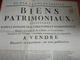 Delcampe - Document  Affiche :   Vente De  Biens Patrimoniaux Situés Dans Le Canton De LA CHATRE Et Ses Environs - 1780-1790- - Centre - Val De Loire