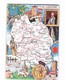 48 Lozere Carte Geographique Du Departement Edit Blondel La Rougery - Florac