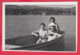 245083 / Naked Nude Swimming Sexy Lady Woman BOAT , Vintage Original Photo ,  Bulgaria Bulgarie - Personnes Anonymes