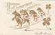 1906 - Getragen Von 4 Schweinchen Im Goldprägedruck        (A-98-70619) - Anno Nuovo